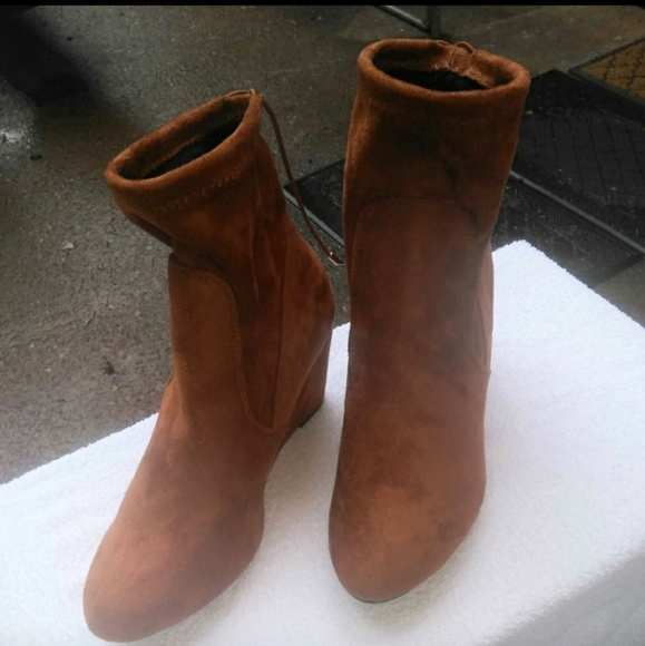 Chinese Laundry Unnie Ankle Boots Size 8 Tobacco - Picture 7 of 7